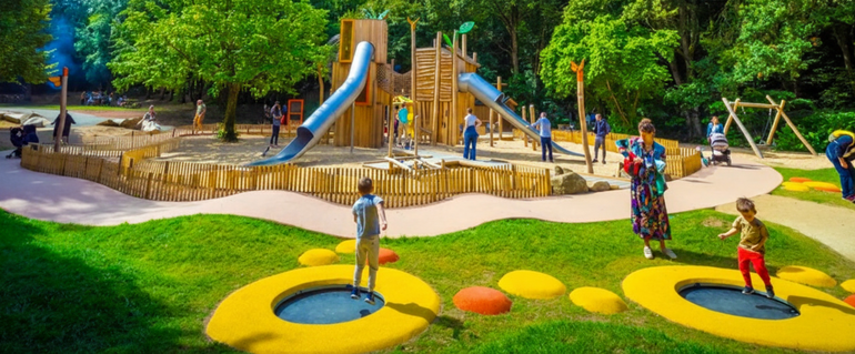 Illustration de : Un nouvel espace de jeux au parc de la Fauco !