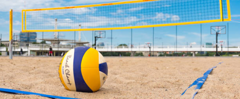 Illustration de : Terrain de beach-volley